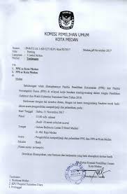 Biasannya surat ini dibuat oleh suatu instansi baik swasta maupun negri seperti sekolah, kantor pemerintahan maupun perusahaan swasta. Undangan Pelantikan Ppk Dan Pps Sekota Medan Pilgubsu 2018 Website Resmi Kpu Kota Medan