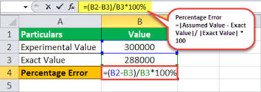 A relative reference in excel is a cell address without the $ sign in the row and column coordinates, like a1. Percent Error Formula How To Calculate Percent Error Examples