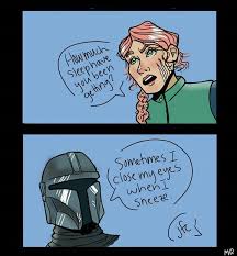 Galdana The Mandalorian Art Of Galdana Star Wars Humor Star Wars Memes Star Wars Empire