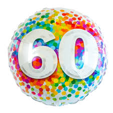 Ballon Rainbow Confetti 60 Greetz