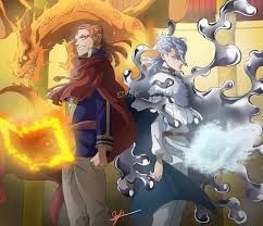 Fuegoleon Y Nozel Black Clover 219 By Ediptus On Deviantart Black Clover Anime Black Clover Manga Clover