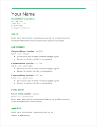 20 Free Cv Templates To Download Now