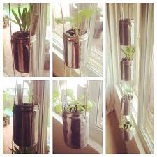 Repurposed Hanging Herb Garden Old Illy Cans And Some Twine Diy Idee Recyclen Ideeen