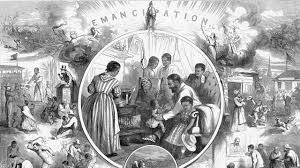 Thomas Nast S Political Cartoons American Experience Official Site Pbs (image) | northern rejoicing at the end of the civil jeff davis on the right platform, or the last act of secession 1 print :