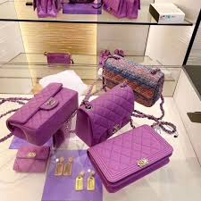 Chanel 2020 Early Spring New Arrival Chanel Handbags Classic Purple Bags Bags