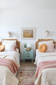 Sliding door separating boy's and girl's bedrooms. A Magical Shared Room For Sisters This Is It Pretty Real