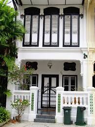 Black And White Architecture Singapore Black And White Singapore Colonial House Facade House Singapore House