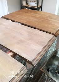 Here is a nice view of the side of the table showing the rounded out. How To Strip And Stain A Dining Room Table Diy Dining Room Table Dining Room Table Makeover Painted Dining Room Table
