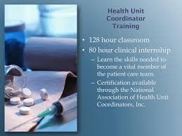 Health unit coordinator level 1 (huc 1) introduces students to the role of a health unit coordinator (huc) in today's healthcare industry and explores the . Ppt Health Unit Coordinator Training Powerpoint Presentation Free Download Id 5881823