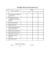 Check spelling or type a new query. Rubrik Penilaian Karangan
