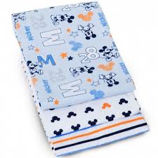 Mickey Mouse Soft And Cozy 3 Pack Receiving Blankets Baby Receiving Blankets Baby Disney Mickey Mouse Nursery