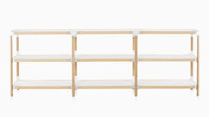 Our modern white bookshelves are in stock and ready to ship. Magis Steelwood Shelving System Storage Cabinet Herman Miller