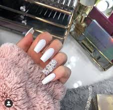 Find out the best ideas and designs to pair white nail color with to look like a million bucks. 50 Gorgeous White Nail Designs That Are Anything But Boring The Glossychic