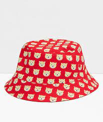 Teddy Fresh Twill Red Reversible Bucket Hat Zumiez Teddy Fresh Red Teddy Bucket Hat