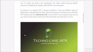 The very best free tools, apps and games. How To Download Technocare Apk Best Android Frp Bypass Tool Youtube