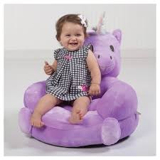Kids Plush Unicorn Character Chair Purple Trend Lab Character Chairs Kids Chairs Trend Lab