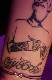 Well lets take a look to breakdown and decode what all of his tats really mean. Peep Tattoo Crybaby Kyowaii Lilpeep Peep Tattoo Lil Peep Tattoos Lil Peep Merch Tattoos And Piercings