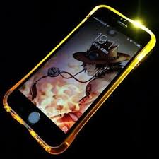 Case Led Light Call For Mobile Phone Apple Iphone 8 Plus Gold Case Bumper Ebay