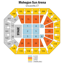 Bright Mohegan Sun Concert Seating Mohegan Sun Arena Seating