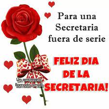 Usted es la solución a muchas de nuestras trabas y una amiga en quien siempre podremos confiar. Feliz Dia De La Secretaria Dia Secretaria Secretaria Tarjeta Feliz Dia