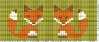 Tricksy Knitter Charts Foxes By Alicia More Intarsia