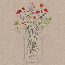 It is fun to personalize and holds everything to fill the jar with embroidery floss and thimbles. Machine Embroidery Designs At Embroidery Library Embroidery Library