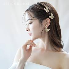 Justine Couture ホワイト花モチーフヘッドドレス Princess Lacy Bouquet ヴェールヘッドドレス