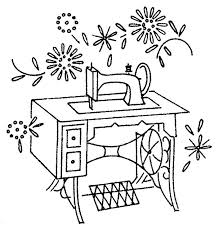 Pypus is now on the social networks, follow him and get latest free coloring pages and much more. Sewing Machine Coloring Pages