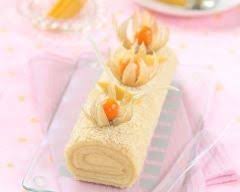Buche De Noel Aux Fruits Exotiques Recette Buche De Noel Aux Fruits Buche De Noel Recettes De Collations