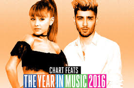 best of 2016 the year in chart feats from ariana grande to