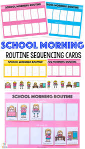Kids Schedule Morning Routine For School Kids Schedule