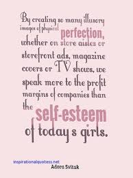 Inspirational Quotes For Teenage Girls About Self Esteem