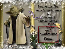 Find gifs with the latest and newest hashtags! Photo Anniversaire Yoda Herma