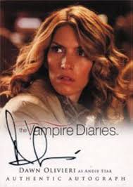 Amazon.com: Vampire Diaries Season Two A19 Autograph Card Dawn Olivieri as  Andie Star : Collectibles & Fine Art