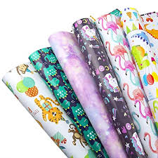 Geschenkideen und geschenke für kinder. Mooklin Roam Geschenkpapier 6 Bogen Kinder Packungen Geschenkpapier Mit 6 Verschiedene Designs Fur Geschenk Geburtstag Hochzeit Taufe Party Und Kinder 70 X 50 Cm Amazon De Burobedarf Schreibwaren