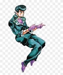 He has big lips and the archaic japanese symbol of the number 1 (壱 ichi?) tattooed on his torso. Dio Brando Jojo S Bizarre Adventure Eyes Of Heaven Youtube Diamond Is Unbreakable Just Cause Purple Black Hair Computer Wallpaper Png Pngwing