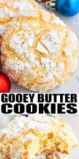 Gooey Butter Cookies With Cake Mix Gooey Butter Cookies Butter Cookies Easy Quick Cookies Recipes