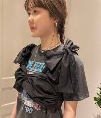 MIYAO × Ray BEAMS リボン ビスチェ