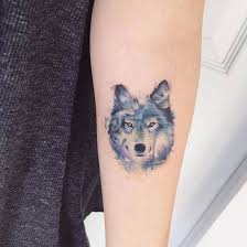 Water Color Wolf Tattoo By Adrian Bascur Wolf Tattoos For Women Wolf Tattoos Tattoos