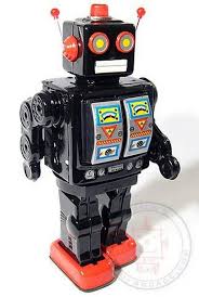 Hexa Robot A Six Legged Agile Highly Adaptable Robot Vintage Robots Retro Robot Tin Toys