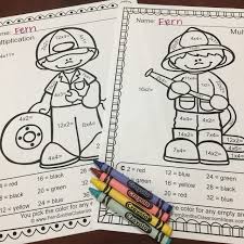 An Entire New Line Of Color By Numbers To Match Your Careers Or Community Help Community Helpers Elementary Community Helpers Unit Fern Smith S Classroom Ideas