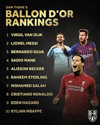 Découvrez les 30 noms retenus dans la liste pour remporter le ballon d'or france football 2019 ici. B R Football On Twitter Van Dijk Gets The Edge Over Messi In Stighefootball S 2019 Ballon D Or Rankings Https T Co Fpzz7qdhgg