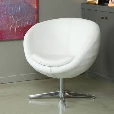 This cheerful barrel chair is enlivened in your choice of color in a faux leather upholstery to instantly add vibrancy to your space. Overstock Com Online Shopping Bedding Furniture Electronics Jewelry Clothing More White Leather Chair Modern Leather Swivel Chair Christopher Knight Home