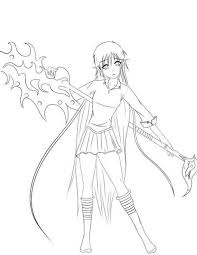 She is one of the main female protagonists of the series fairy tail. Female Warrior Dark Angel Anime Coloring Pages Anime Wallpapers