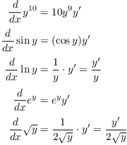 In this section we will discuss implicit differentiation. Implicit Differentiation