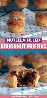 Nutella Stuffed Mini Donut Muffins Recipe In 2020 Kid Favorite Recipe Dessert Blog Nutella Donuts