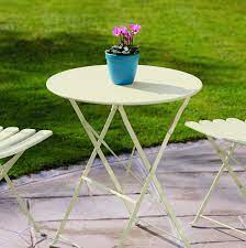 Table Painted In Ronseal White Ash Garden Paint Ronseal Garden Paint Painted Garden Furniture Painted Furniture Colors