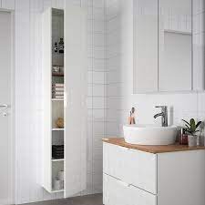 Godmorgon Mobile Alto Resjon Bianco 40x32x192 Cm Ikea Bagno Ikea Idee Ikea Mobile Bagno