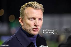 Warming up of Assistant referee Richard Polman, Referee Edwin Blank,...  News Photo