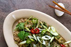 Spicy Eggplant Salad With Sesame Oil Recipe Spicy Eggplant Cooked Vegetables Eggplant Recipes